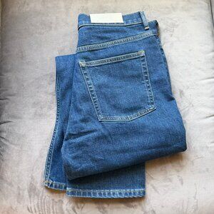 NWT Everlane Way-High Slim Jean, Size 29, 29" inseam in Indigo Rinse